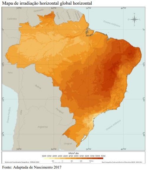 Contrastes regionais para o desenvolvimento da geração solar fotovoltaica distribuída e centralizada