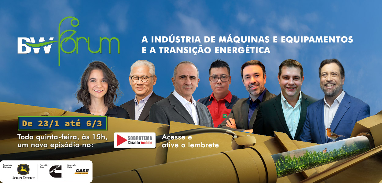 Movimento BW apresenta série sobre a transição energética na área de máquinas