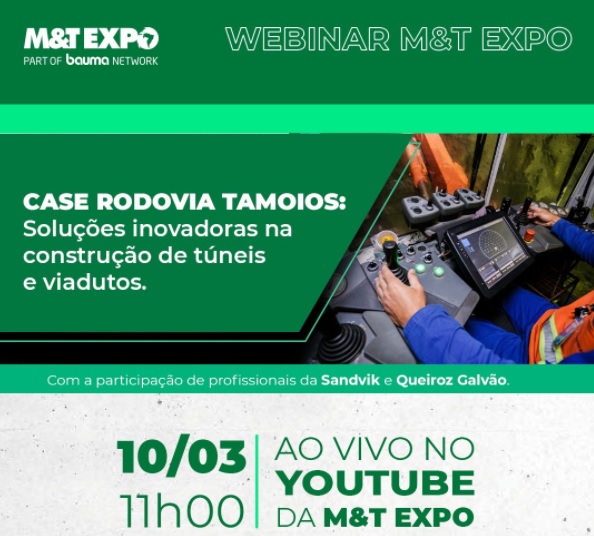 M&T Expo promove webinar gratuito que irá apresentar case de duplicação da Rodovia dos Tamoios