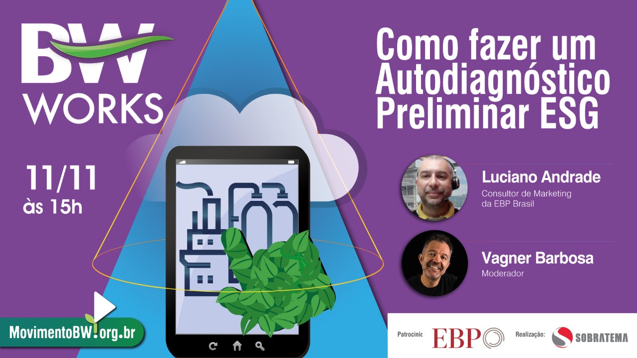 BW Talks mostrará como é possível realizar o autodiagnóstico em ESG