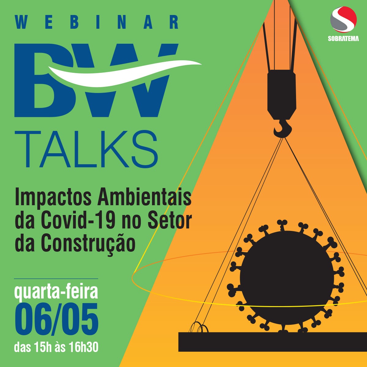 Webinar BW Talks: impactos ambientais da pandemia na construção