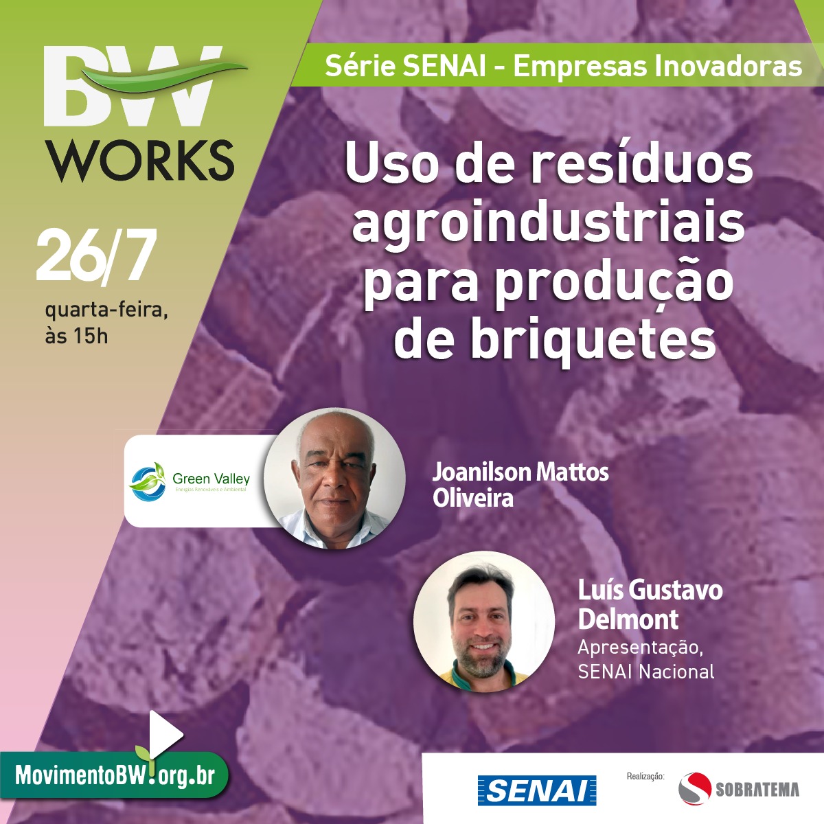 Tecnologia transforma resíduos da agroindústria em briquetes para geração de energia