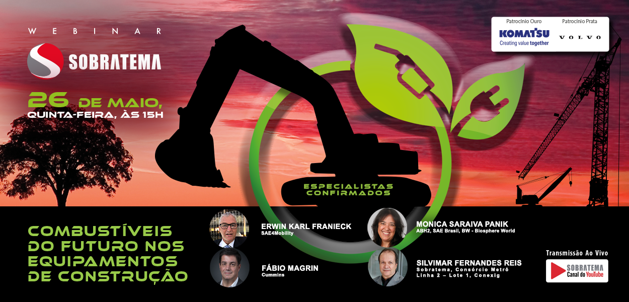 Especialistas apresentam o estágio atual do desenvolvimento de combustíveis renováveis no Webinar Sobratema