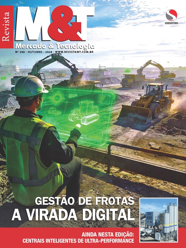 Capa da Revista M&T nº 308 — outubro 2026: Gestão de frotas, a virada digital